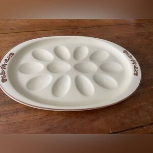 Vintage Pfaltzgraff #780, Ceramic Egg Platter